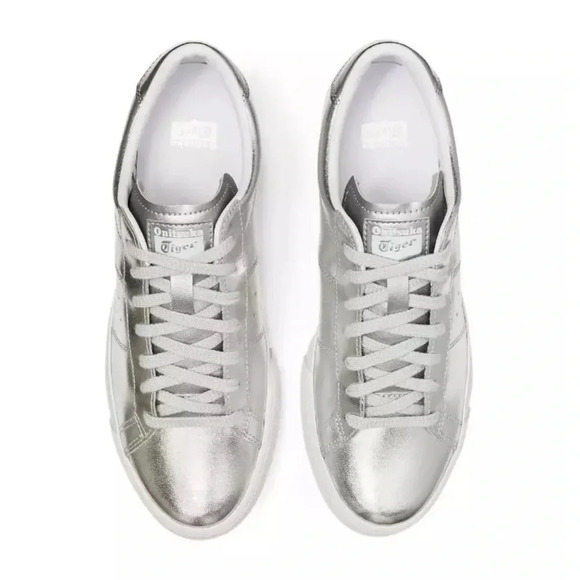 Onitsuka Tiger Lawnship 3.0 Metallic Court Sneaker Like New Mens 8 - Picture 3 of 13